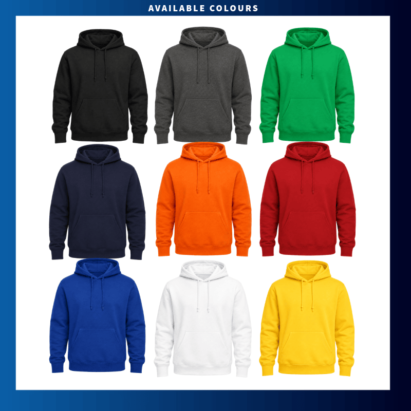 ArtiFacture Custom Hoodie Available Colours