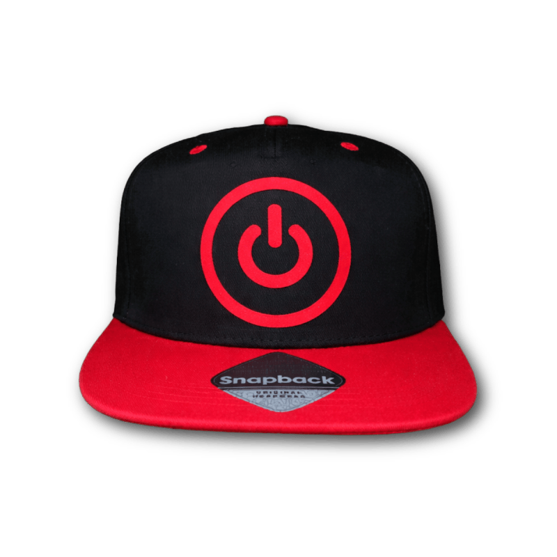 ArtiFacture POWER ON 5-Panel Cotton Snapback Cap