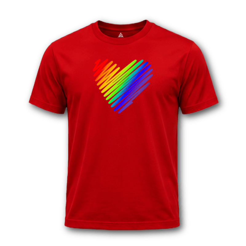 ArtiFacture LOVE DOESN'T NEED PREMISSION PRIDE GRAPHIC T-SHIRT