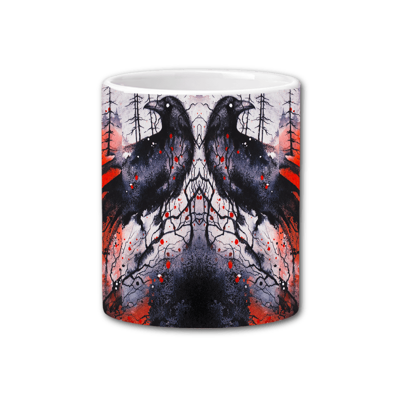ArtiFacture The Haunter Collection BLOODY RAVENS Mug 11oz